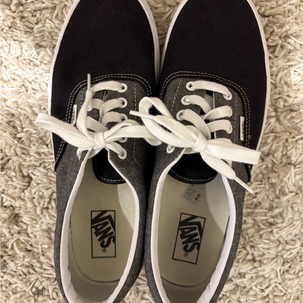 Vans Classic Black and White Shoes